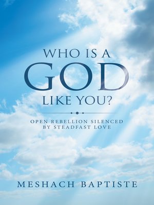 cover image of Who Is a God Like You?